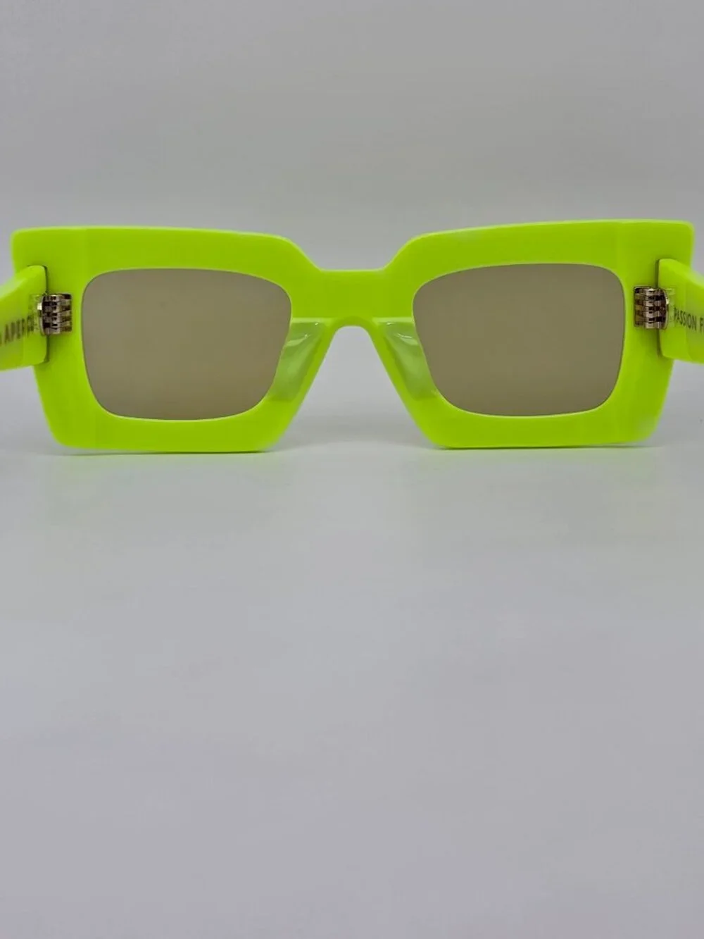 Apercu x Avry Passion Fruit First Edition Neon Green Frame Green Lens Sungalsses